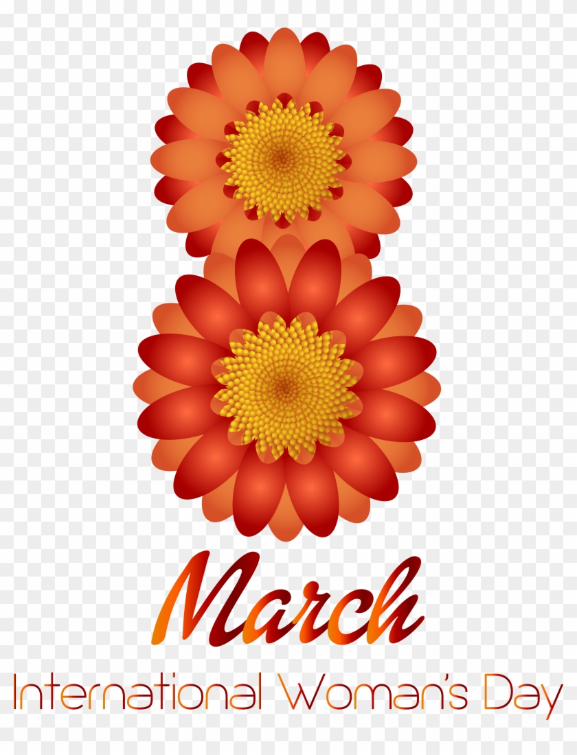 March 8th Happy Women's Day Transparent Png Clip Art