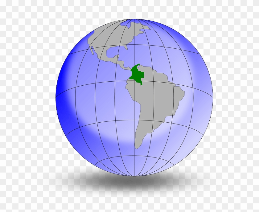 Exploring The Sharing Economy For Travel In Colombia - Colombia On A Globe Clipart
