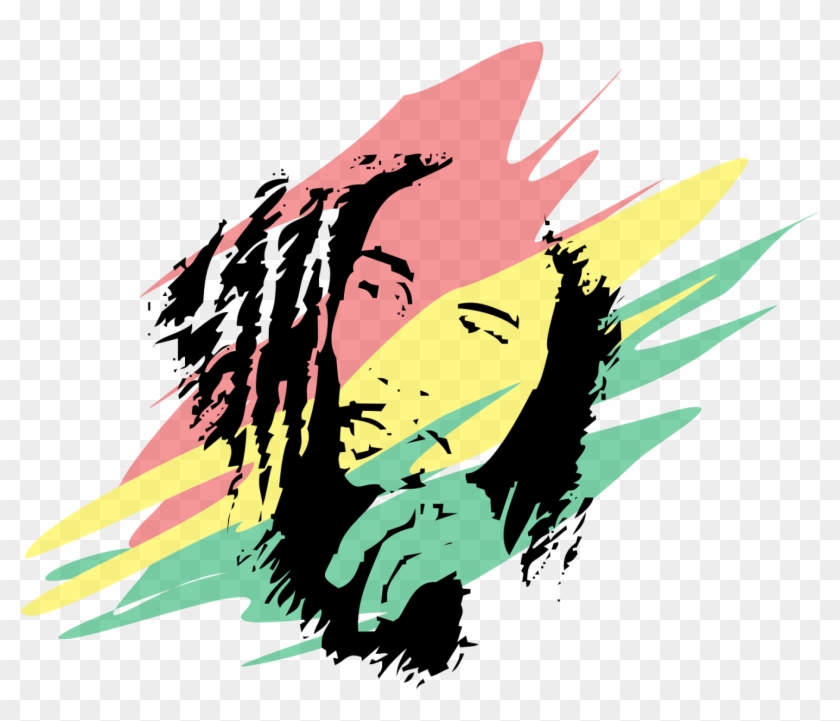 Best Art Bob Marley Rasta Wallpaper Hd Quality - Bob Marley Clip Art - Png Download