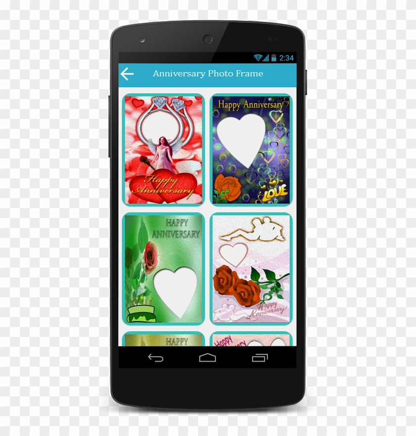 Anniversary Photo Frame The App Store - Heart Clipart #1482434