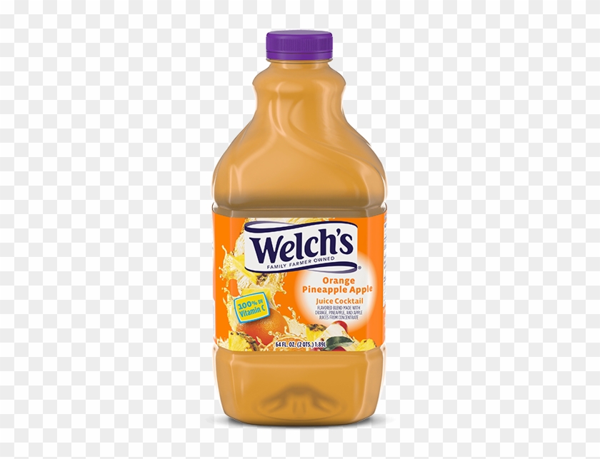 Orange Pineapple Apple Juice Cocktail - Welchs Grape Clipart