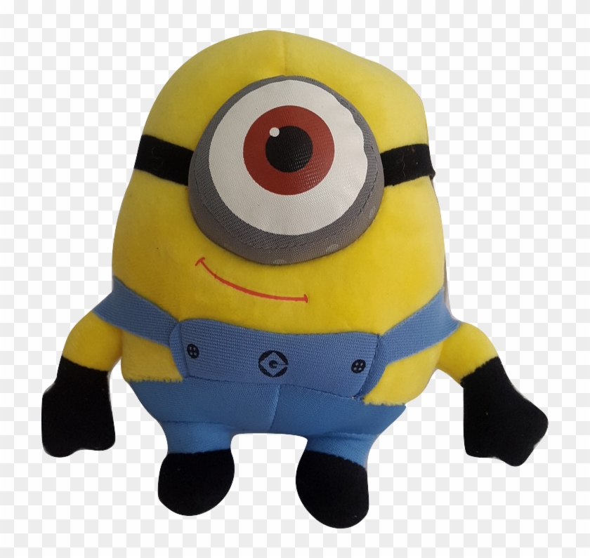 Minions Soft Toy - Stuart Despicable Me Plush Transparent Clipart