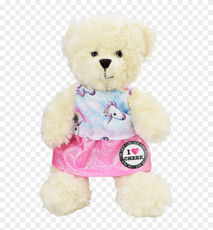 Light Unicorn Sky I Love Cheer® Teddy Bear - Teddy Bear Clipart #1482859