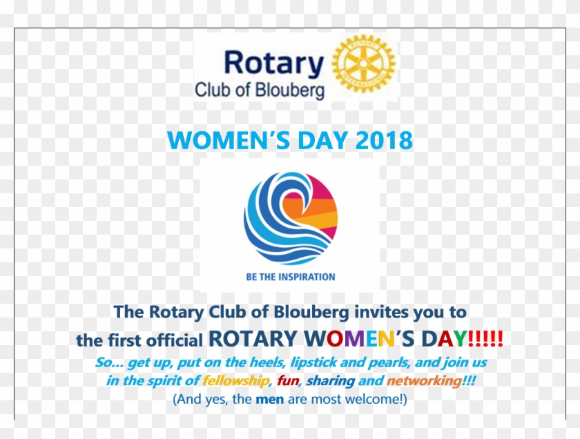 Women's Day - Rc Blouberg - Rotary International Clipart #1483130
