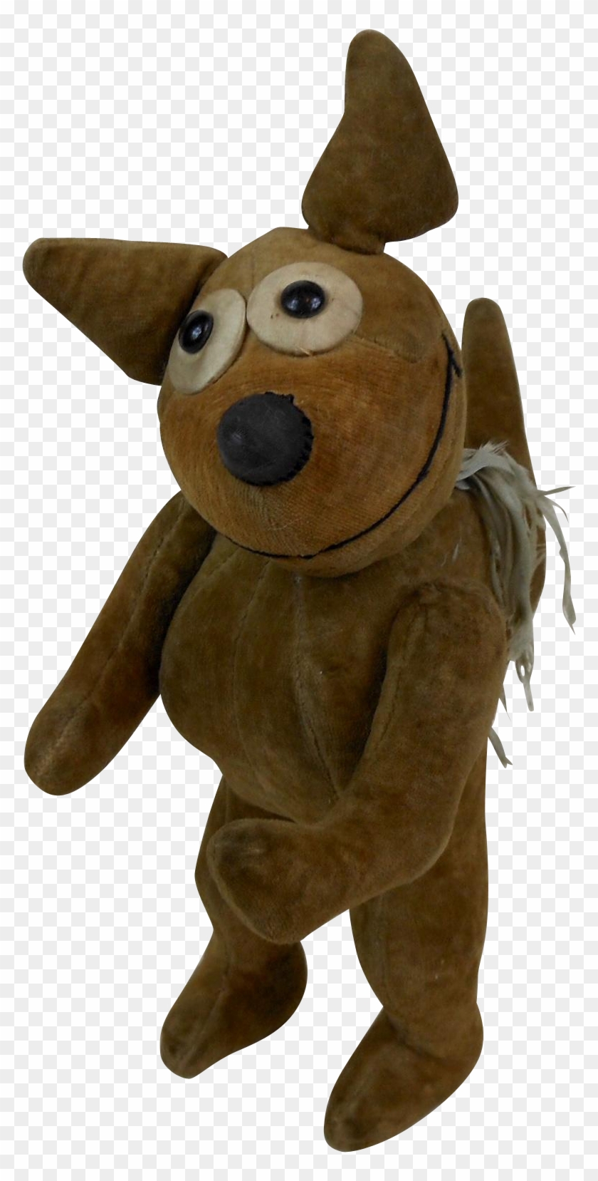 Rare 1920s Krazy Kat Plush Toy With Jointed Arms 13" - Stuffed Toy Clipart