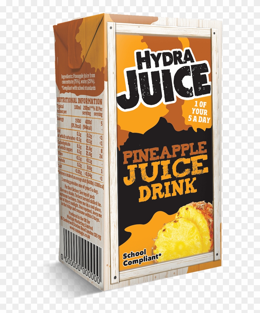 Hydra Juice 75% Pineapple Juice Drink 200ml - Corn Flakes Clipart