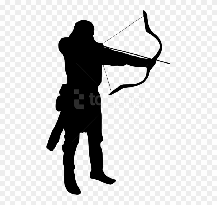 Free Png Archer Silhouette Png - Archery Silhouette Clipart Png Transparent Png #1483787