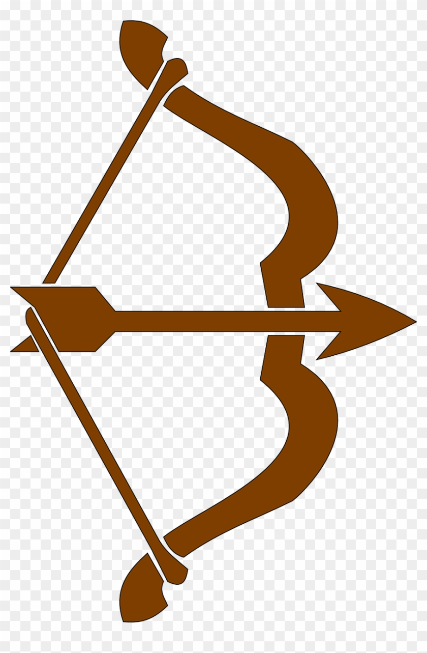 Youth/apprentice Deer Hunting This Weekend - Bow And Arrow Clip Art - Png Download