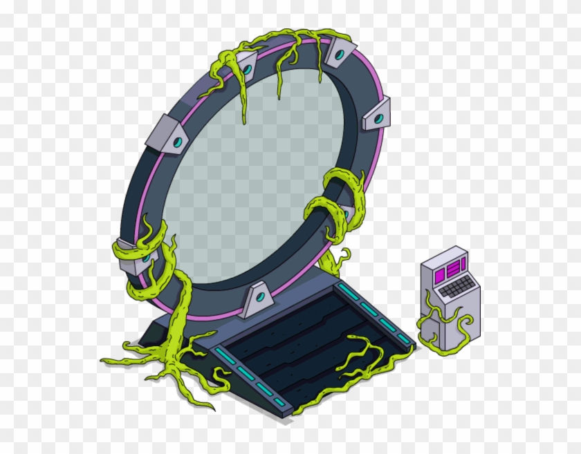 Tapped Out Portal To Rigel 7 - Simpsons Rigel 7 Clipart #1484044