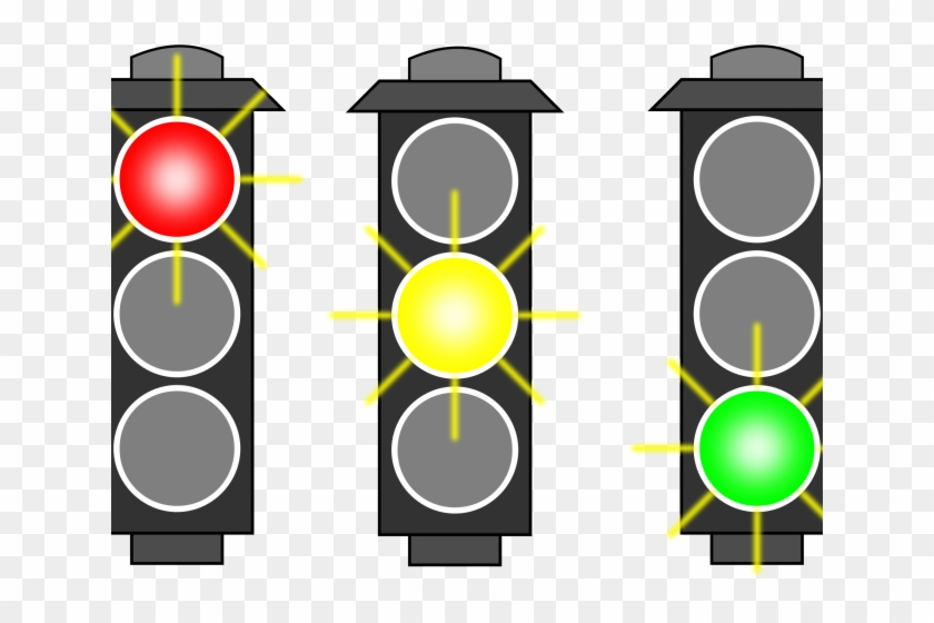 Traffic Light Png Transparent Images - Red Amber Green Traffic Light Clipart #1484235