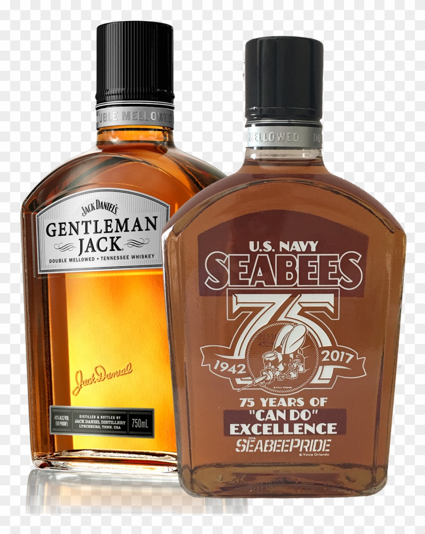 75th Anniversary Seabee Jack - Jack Daniels Gentleman Jack Clipart