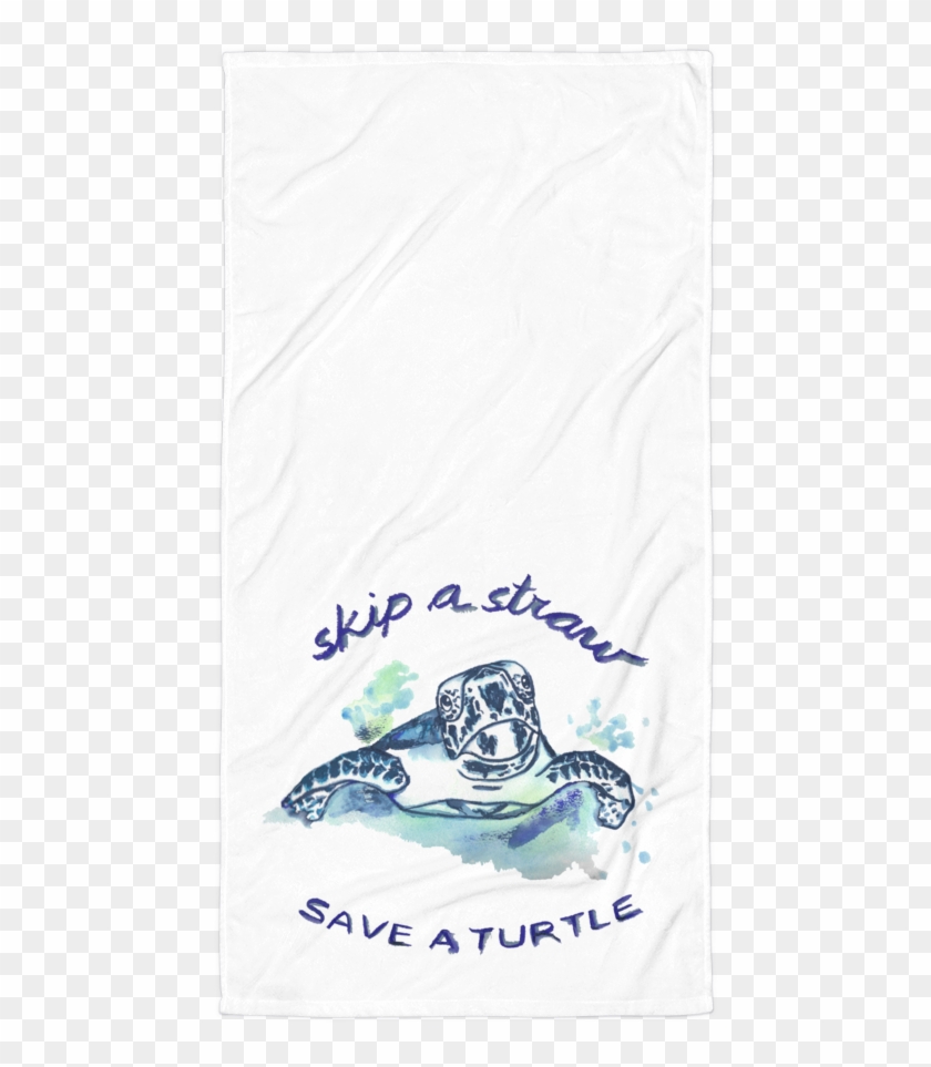 Save A Turtle Beach Towel - Sketch Clipart #1484672