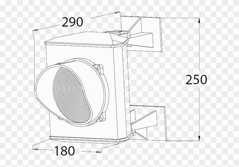 Dimensioni Smfl1dc24v Smfl1dc230v - Illustration Clipart #1484774