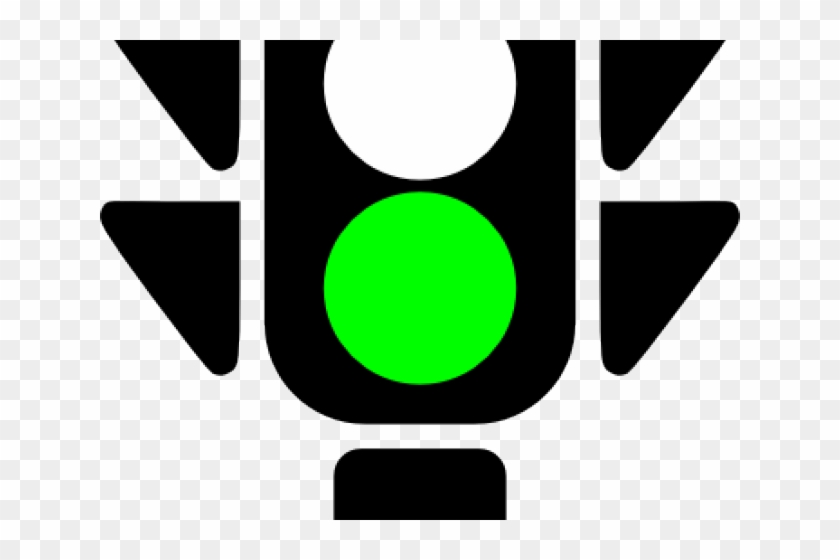 Traffic Light Clipart Greenlight - Green Traffic Light Icon - Png Download