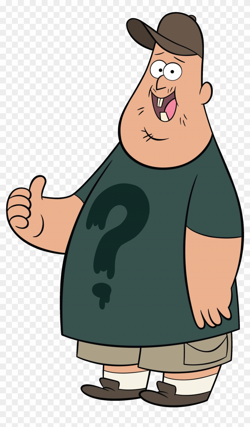 At The Movies - Gravity Falls Soos Clipart #1484831