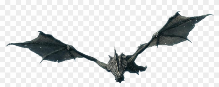 Flying Dragon From Skyrim - The Elder Scrolls V: Skyrim Clipart