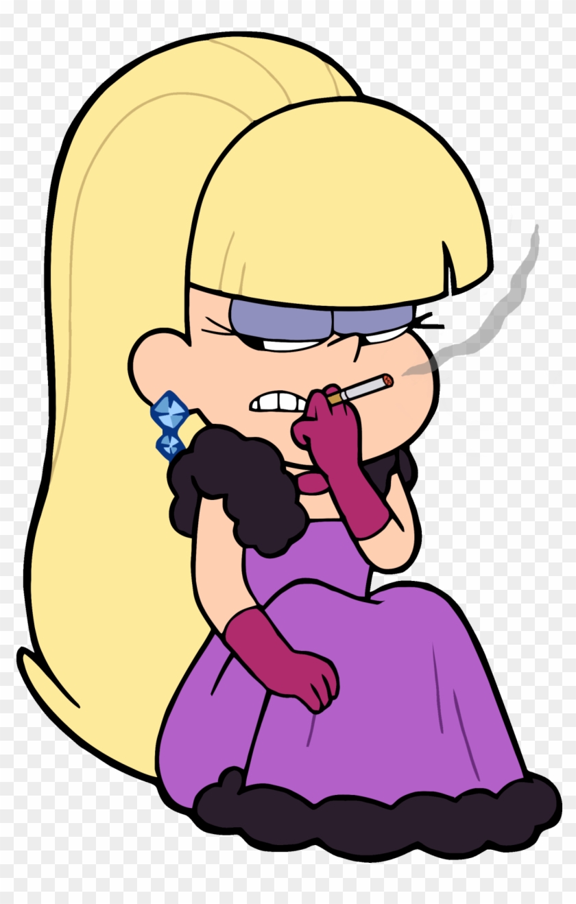 Mabel Pines Dipper Pines Facial Expression Nose Clip - Gravity Falls Dipper Smoking - Png Download