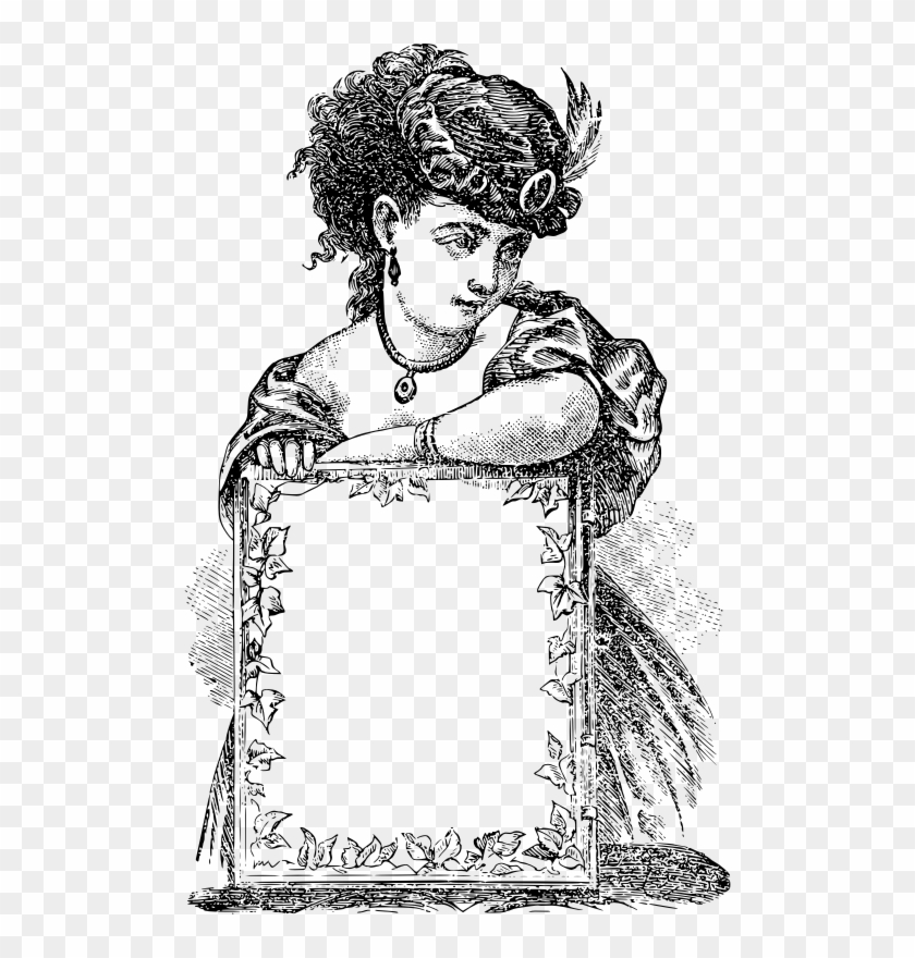 Medium Image - Victorian Frame Clip Art - Png Download