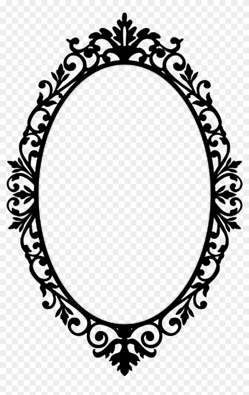 Oval Clipart Oval Victorian Frame - Oval Vintage Frame Png Transparent Png #1485071