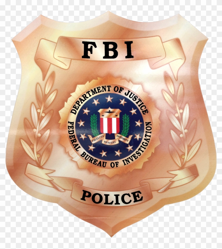 Fbi Png - Fbi Police Badge Clipart #1485219