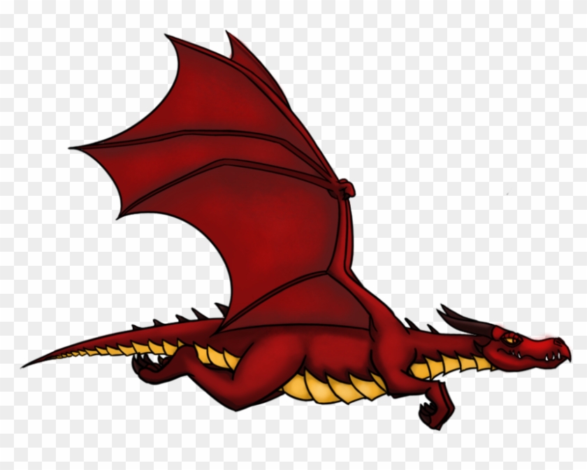 , Flying Dragon, Bright - Dragon Flying Gif Png Clipart