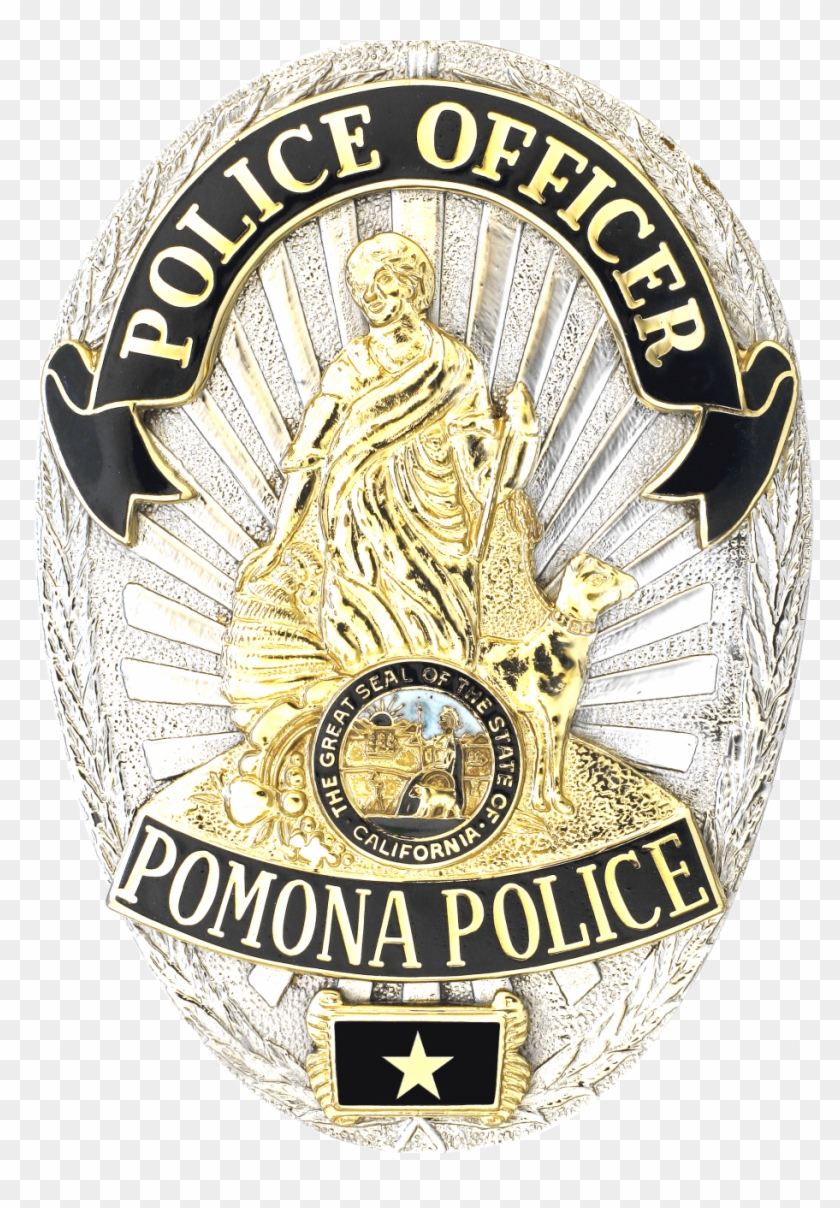 Cropped Ppd Badge Lrg Olivieri - Pomona Police Clipart