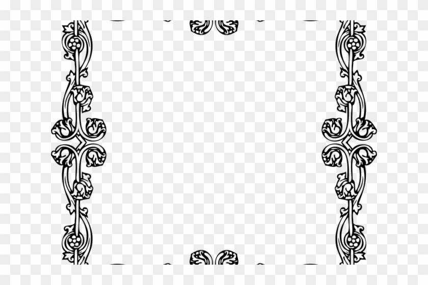 Elegance Clipart Victorian Frame - Victorian Era Border Design - Png Download