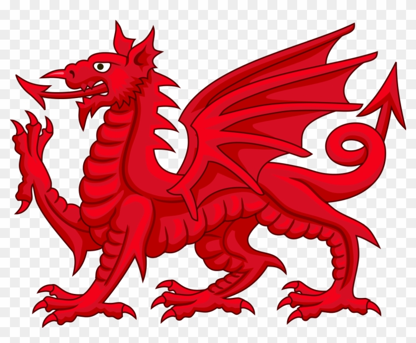 Welsh Dragon - Welsh Dragon Transparent Clipart #1485586