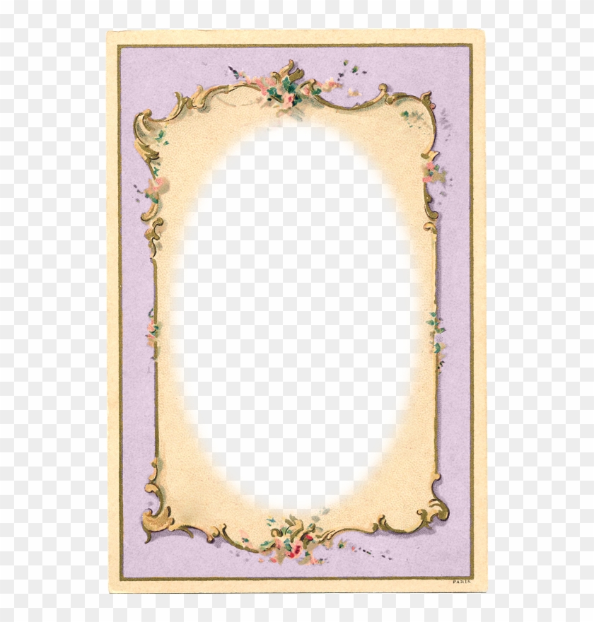 Vintage Frame ~ Zibi Vintage Scrap - Mamakins Sweet Rose Of Thorns Clipart