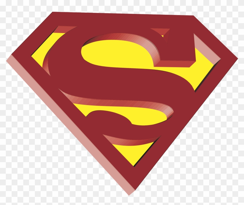 Superman Logo Png Transparent - Logo Superman Clipart #1485779