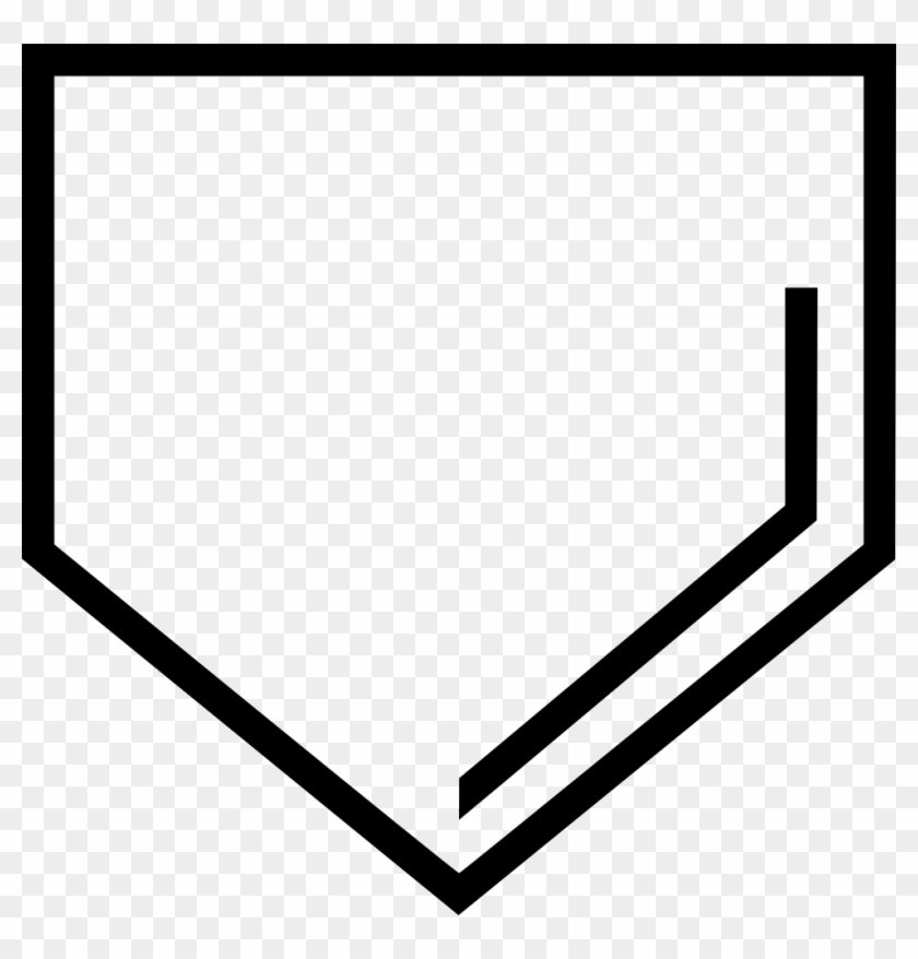 Home Plate Png - Transparent Home Plate Vector Clipart #1485780