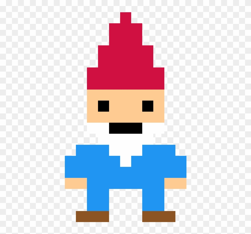 Gravity Falls Gnome - Santa Claus Pixel Clipart