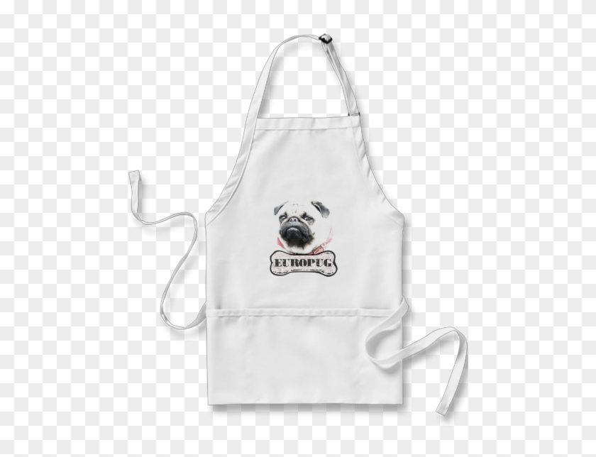 Brutal Face Pug Apron - Apron Clipart