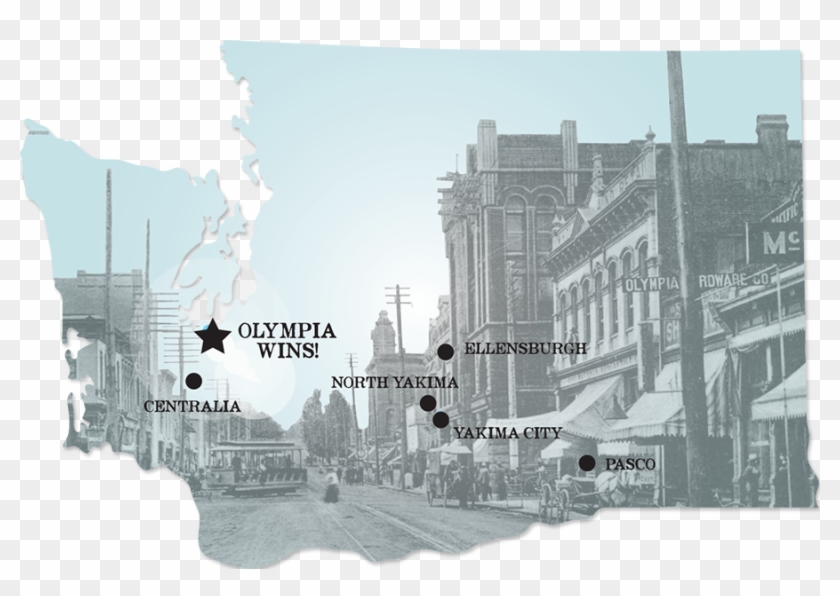 Wa Outline - Cityscape Clipart