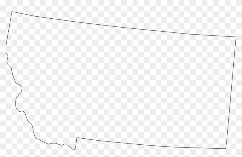 Montana State Map And Flag Royalty Free Vector Image - Montana State Outline Png Clipart