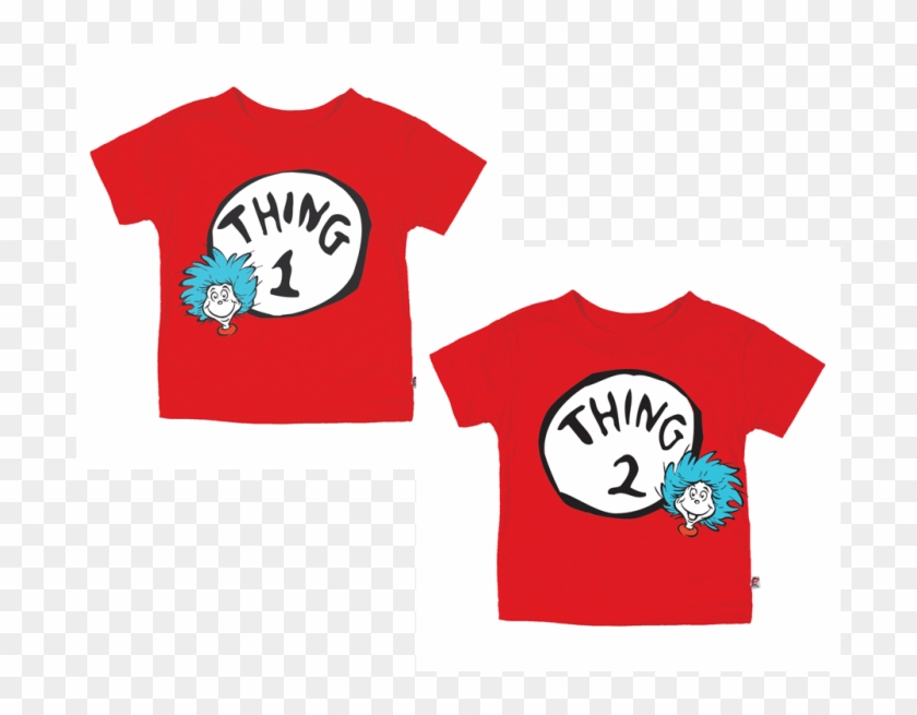 See 2 More Pictures - Thing 1 And Thing 2 Shirt Clipart #1486733