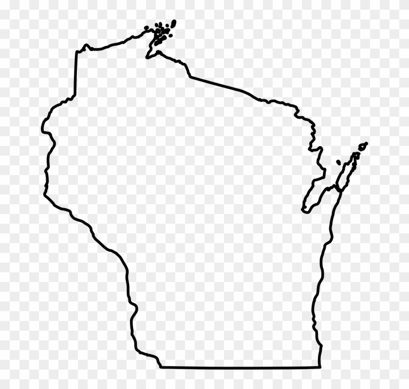 Download Key Transportation Indicators Compass - Large Outline Of Wisconsin Clipart