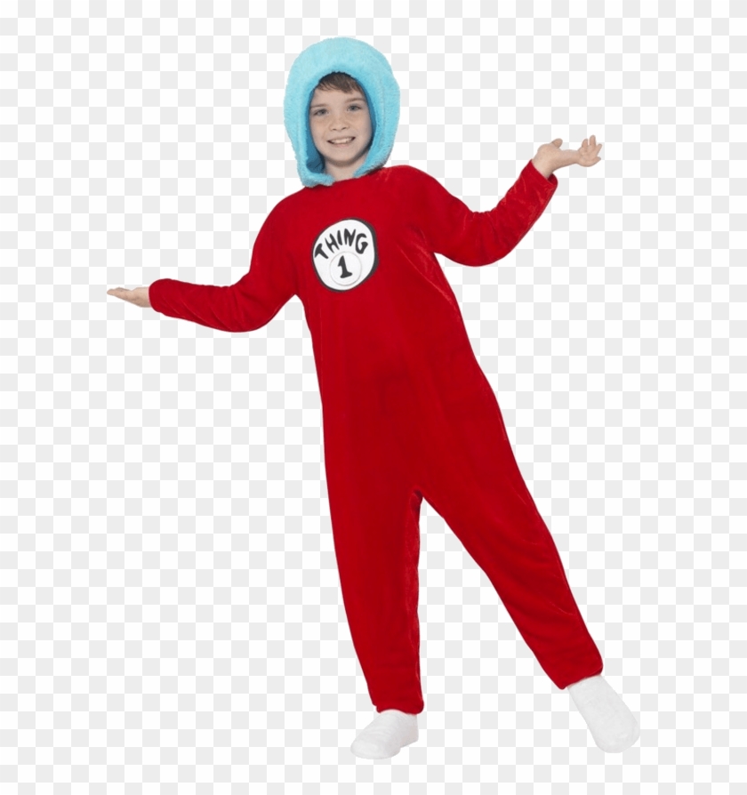 Child Thing 1 Or Thing 2 Costume - Thing 1 And Thing 2 Uk Clipart