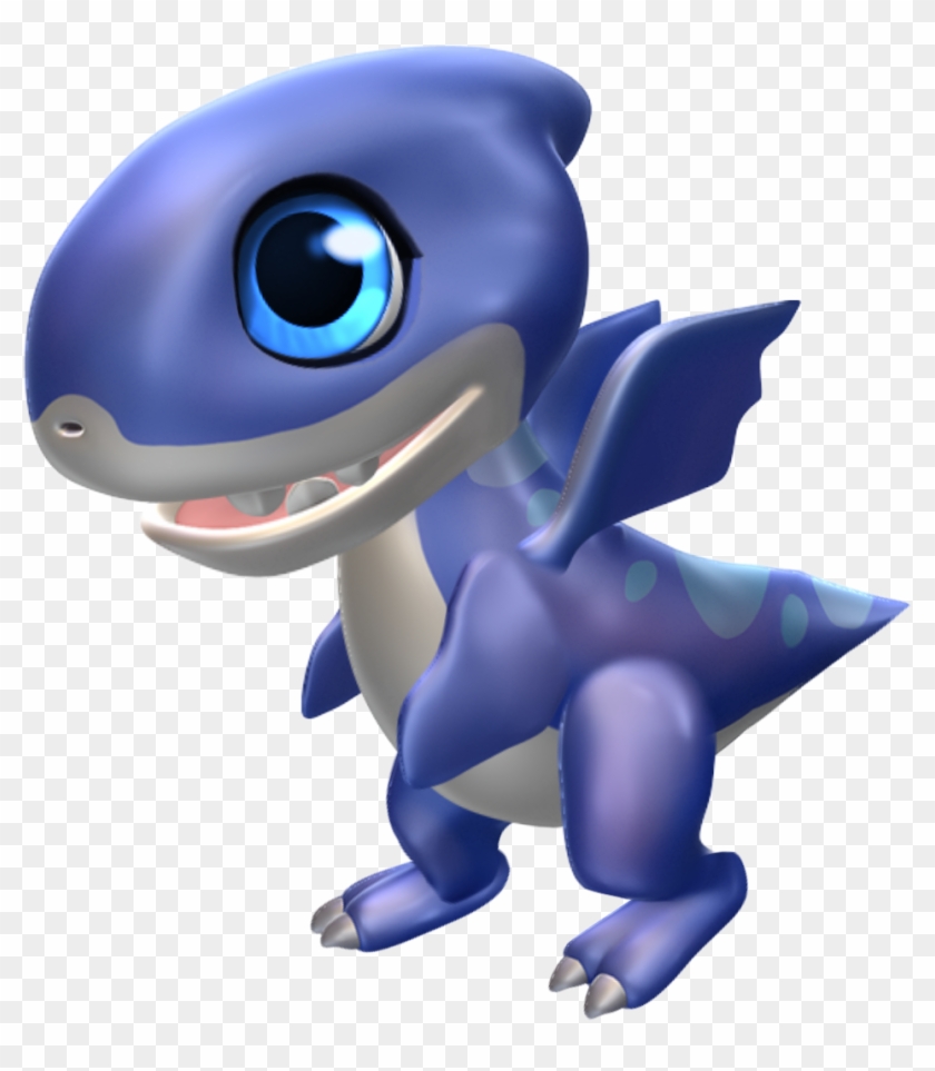 Jaws Dragon Baby - Dragon Mania Legends Dragon De Tiburon Clipart
