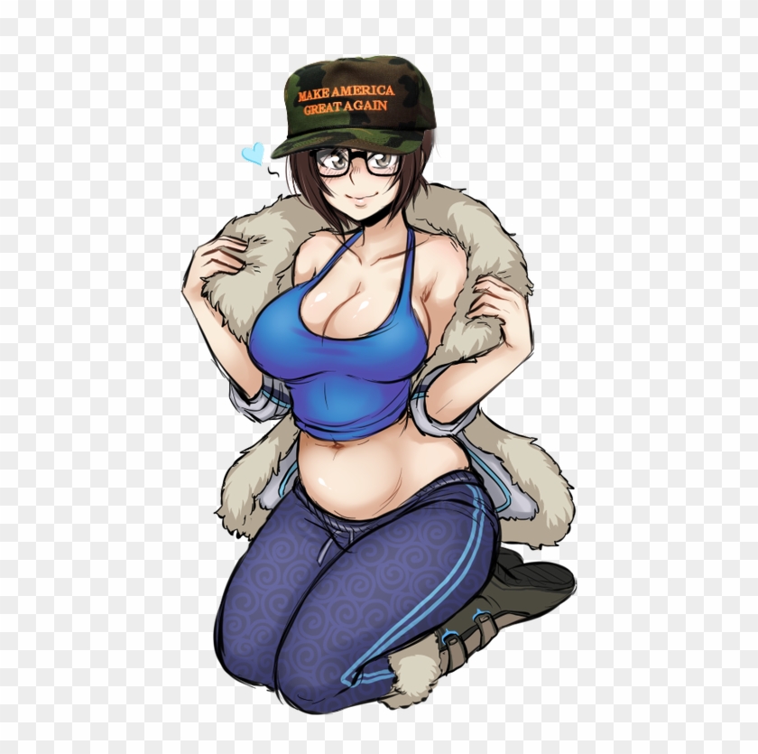 Make America Greatagain Overwatch Vertebrate Cartoon - Cartoon Clipart