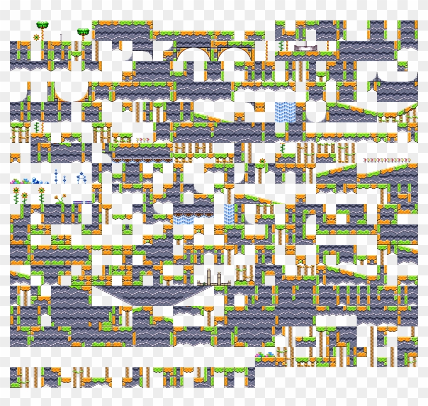 Chao Garden Mini Game Sonicadv 3 Tile Sheet - Art Clipart