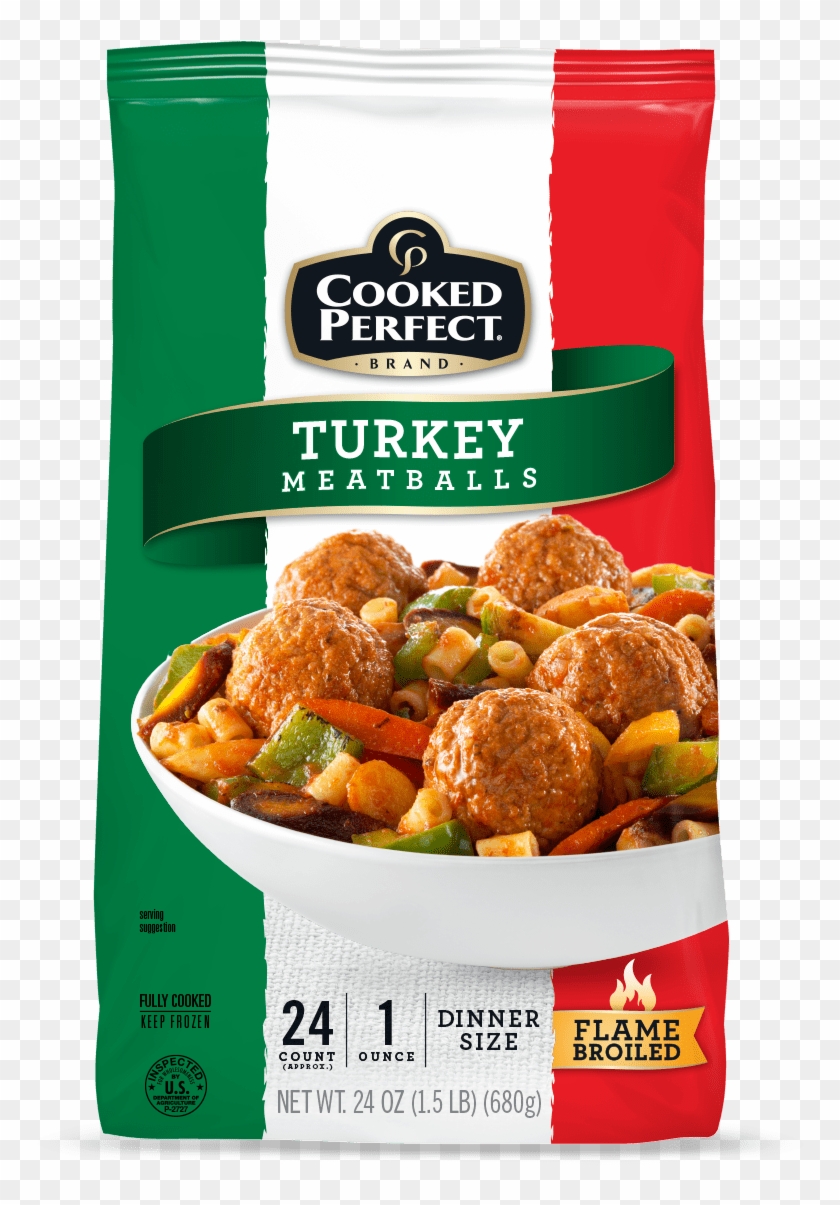 Cooked Perfect Turkey Meatballs - Frozen Angus Beef Meatballs Clipart
