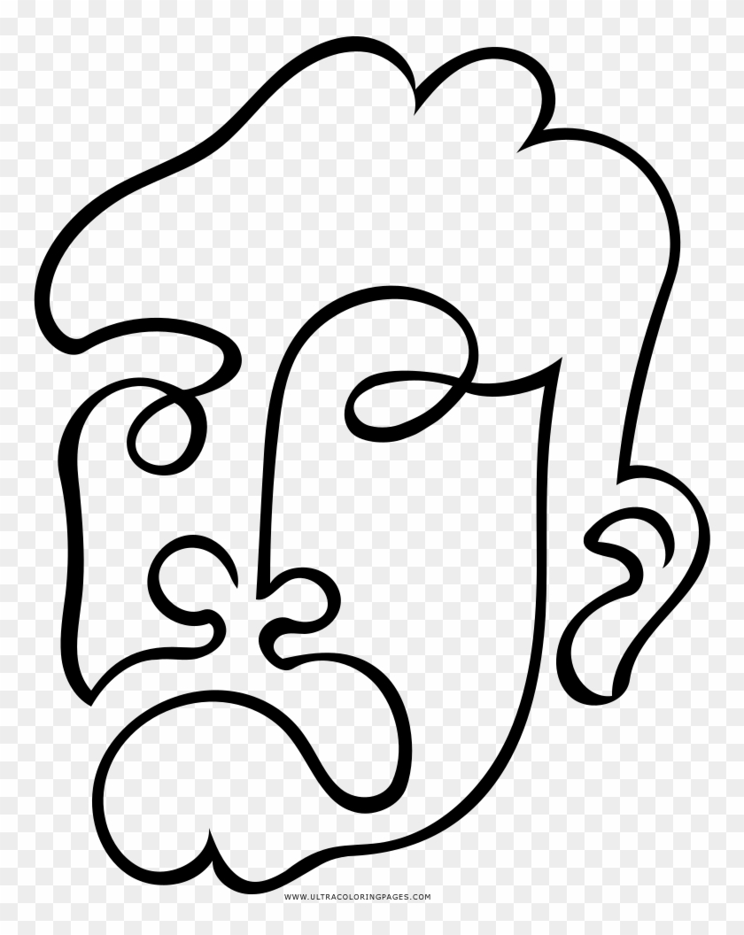 Grimace Coloring Page - Line Art Clipart