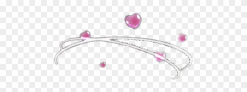 Hearts Headband Pink Pinky Kawaii Cutenessoverloadstick - Body Jewelry Clipart #1488760