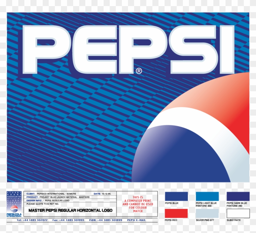 Free Vector Pepsi Master Logo 090414 Logopng - Pantone Logo Pepsi Clipart #1488788