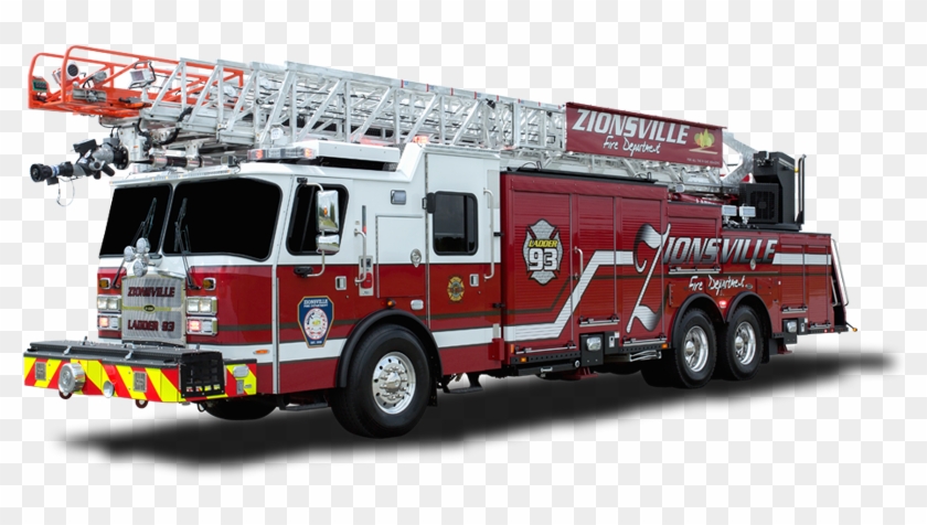 The Tallest Ladder In North America - Aerial Fire Truck Clipart #1488789