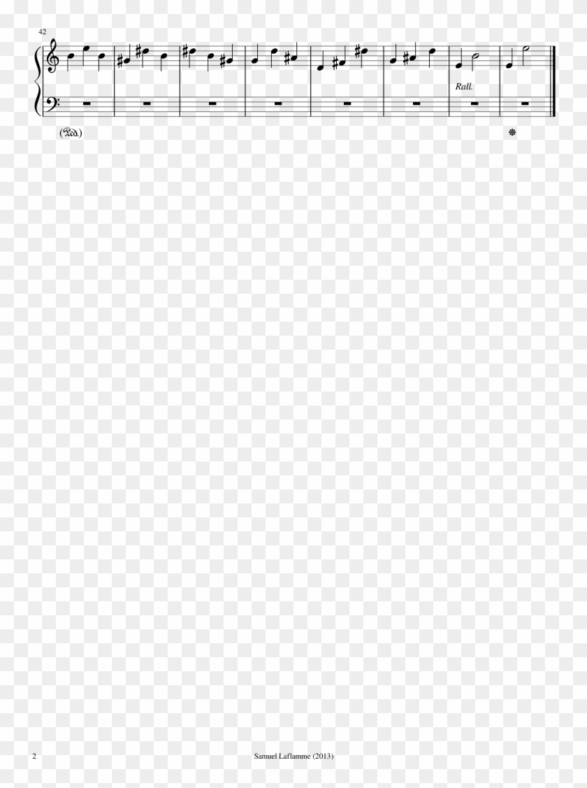 Someone Playing The Piano Sheet Music Composed By Samuel - Sheet Music Clipart