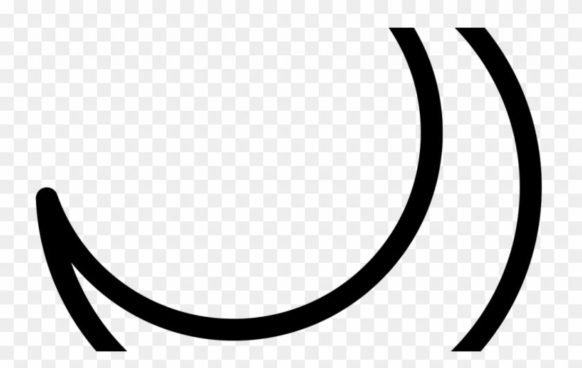 The History Of Moon Black And White - Circle Clipart #1489348