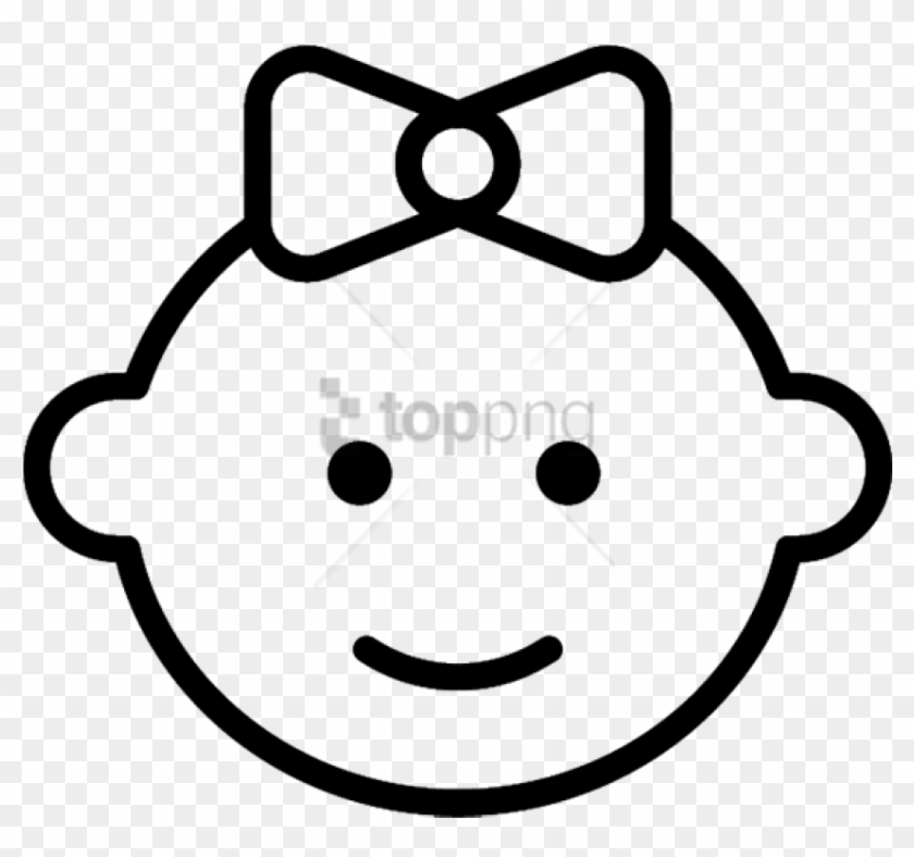 Free Png Girl Baby Icon Png Image With Transparent - Baby Icon Transparent Background Clipart