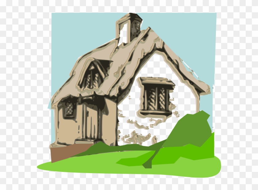 Cottage Clip Art At Clker - Cottages Cartoon - Png Download